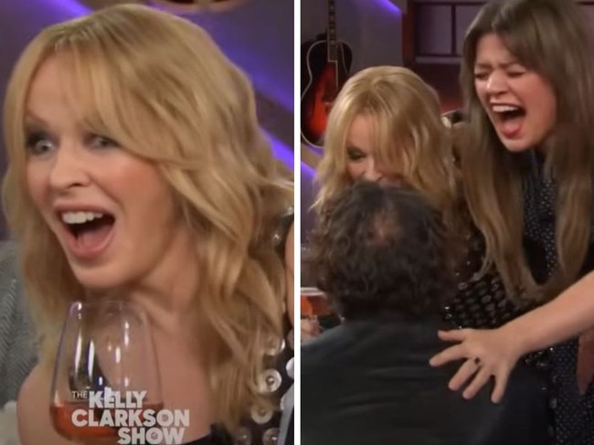 Kylie Minogue's awkward Kelly Clarkson Show appearance