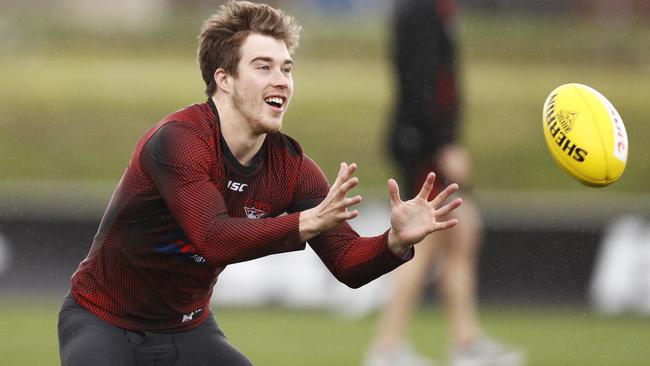 Zach Merrett has been a shining light in a disappointing Bombers season.