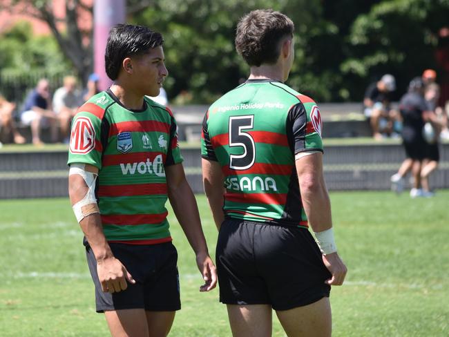 Tylan Black Berryman scored for South Sydney. Picture: Sean Teuma