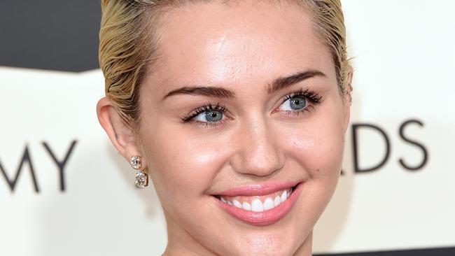 LOS ANGELES, CA - FEBRUARY 08: Singer Miley Cyrus attends The 57th Annual GRAMMY Awards at the STAPLES Center on February 8, 2015 in Los Angeles, California. (Photo by Jason Merritt/Getty Images)