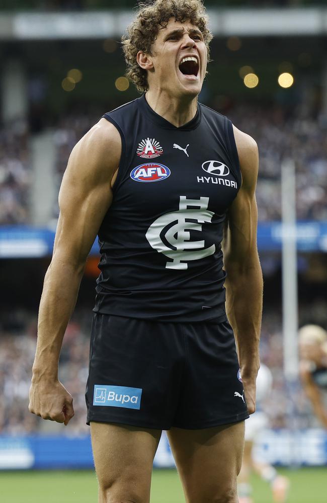 The Blues are in form despite their loss to the Crows. Picture: Michael Klein