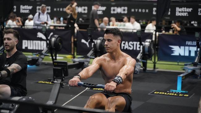 10000 athletes put their fitness to the test in a massive Hyrox competition this weekend (14-15 Dec) at Melbourne Exhibition and Convention Centre. Picture Valeriu Campan