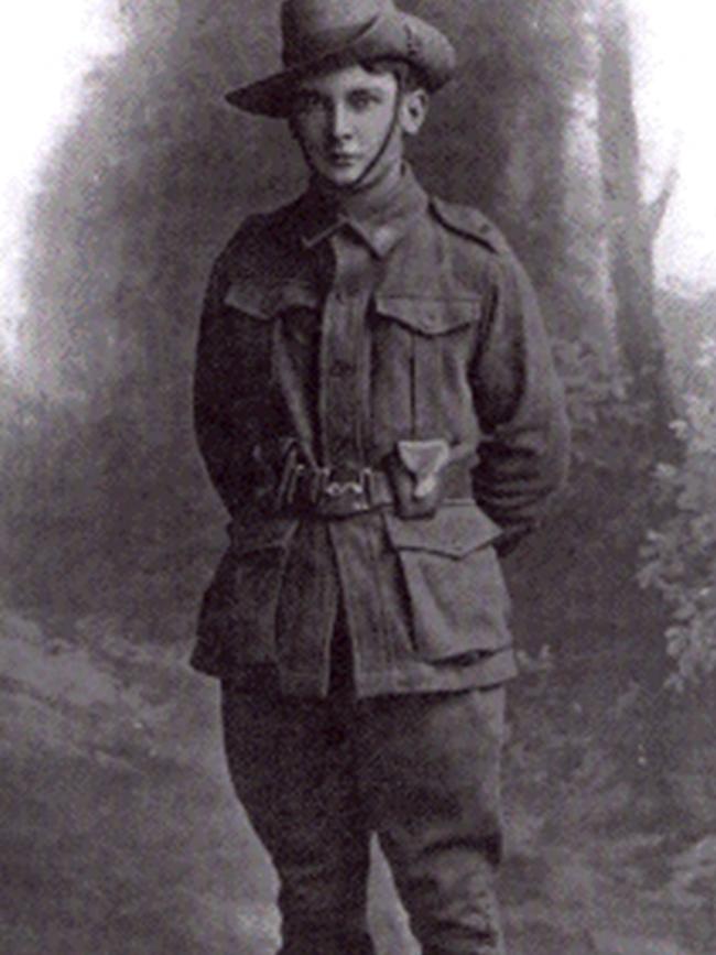 Private Percy Cook, of Hobart.