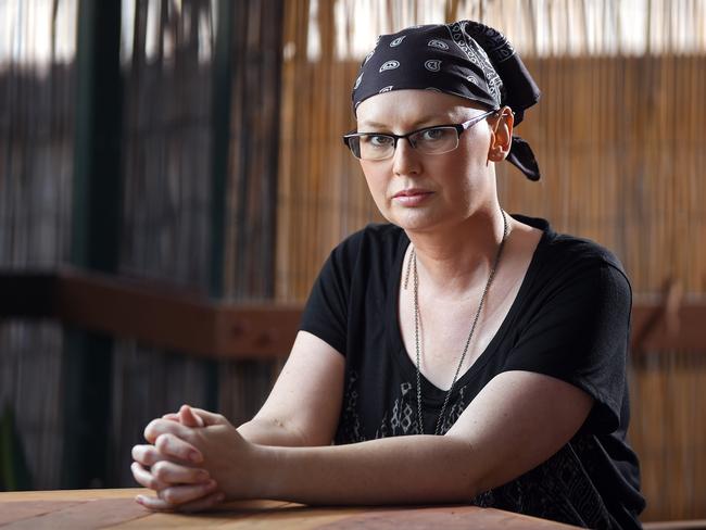 Port Pirie cancer patient Kylie Monaghan is the face of a new campaign to support legislation to legalise voluntary euthanasia in South Australia. Pic: Tom Huntley