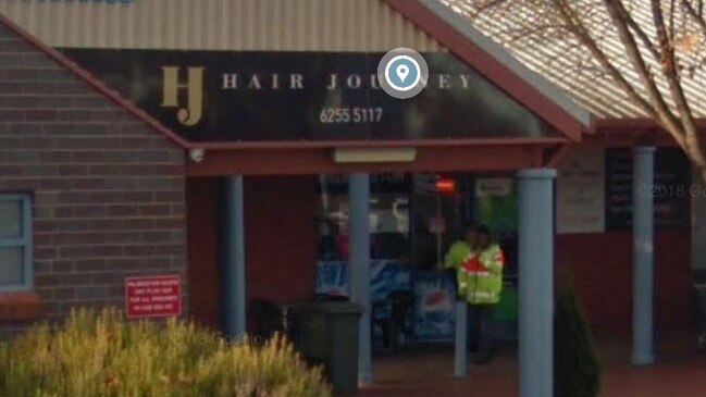 Two teen boys allegedly burgled Hair Journey in Palmerston ACT . Picture: Google Maps