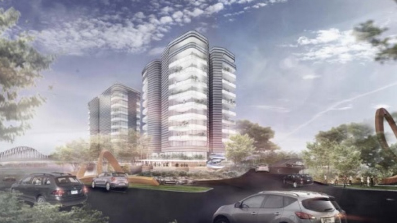 Ms O'Neill says developments such as this proposed twin tower at Bondi Junction need to be stopped. Picture: Supplied