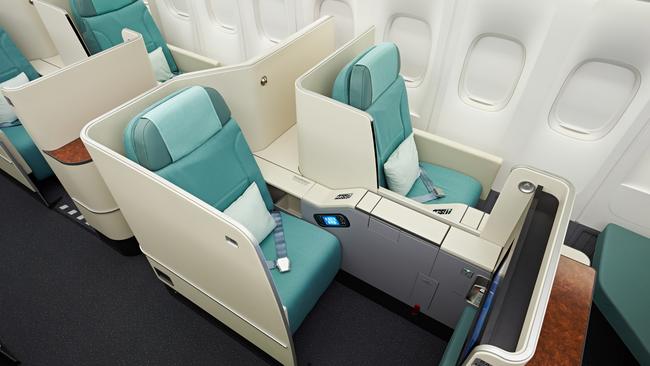 Korean Air Prestige Class on the B787.