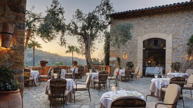 El Olivo, the signature restaurant at La Residencia. Picture: Tyson Sadlo