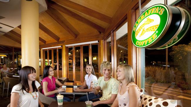 Zarraffa's coffee shop.