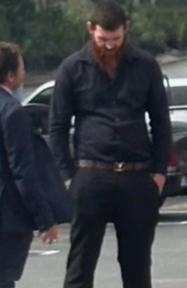 Kevin Moore faced Maryborough District Court for threatening a journalist nearly two-and-a-half years after his involvement in the armed robbery of a Maryborough home.