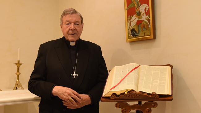 George Pell believes he was targeted by senior figures in the Vatican. Picture: Victor Sokolowicz