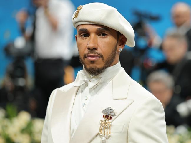 Lewis Hamilton at the Met Gala last week Picture: Getty Images