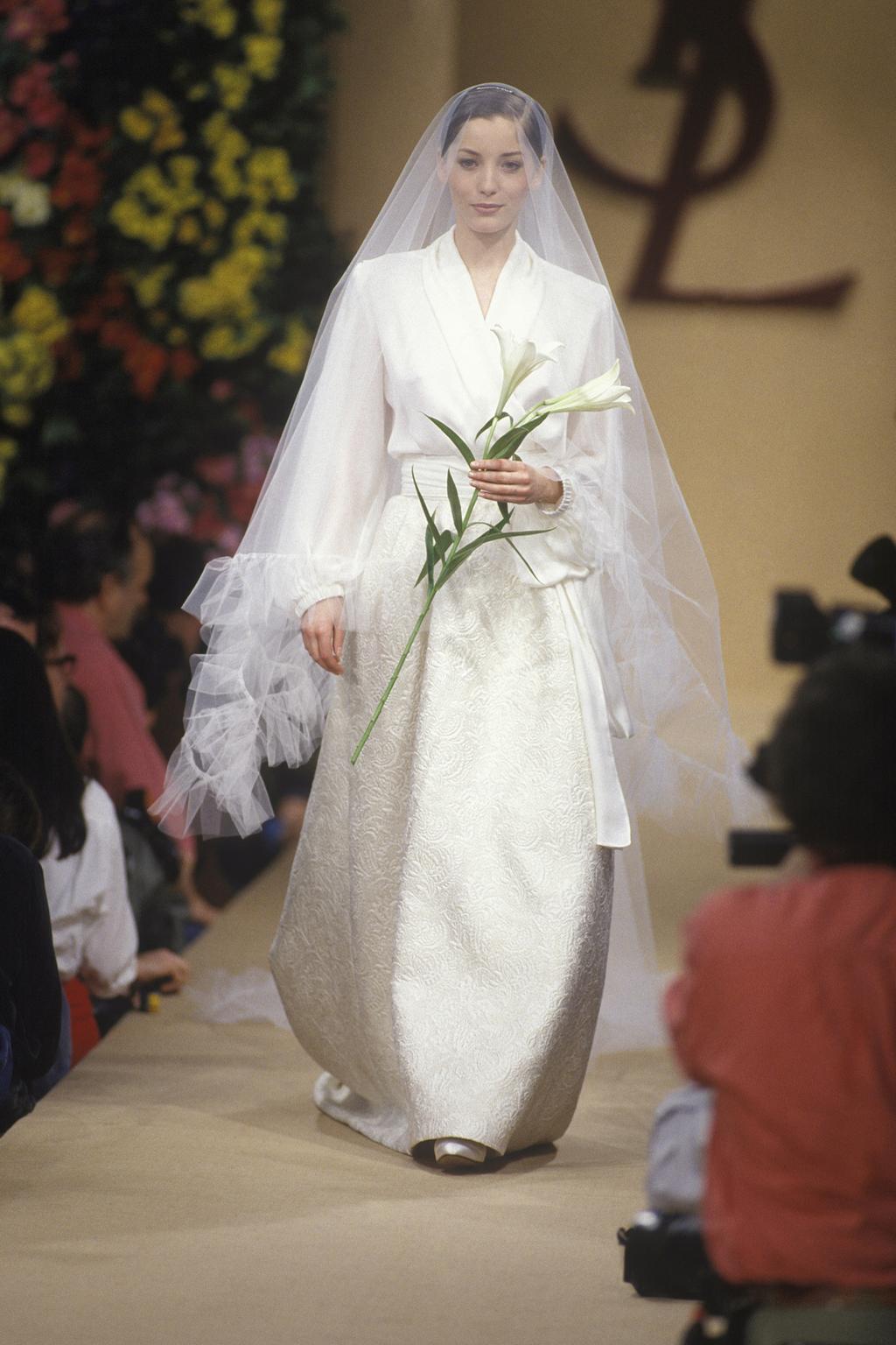 Saint laurent 2025 wedding dress