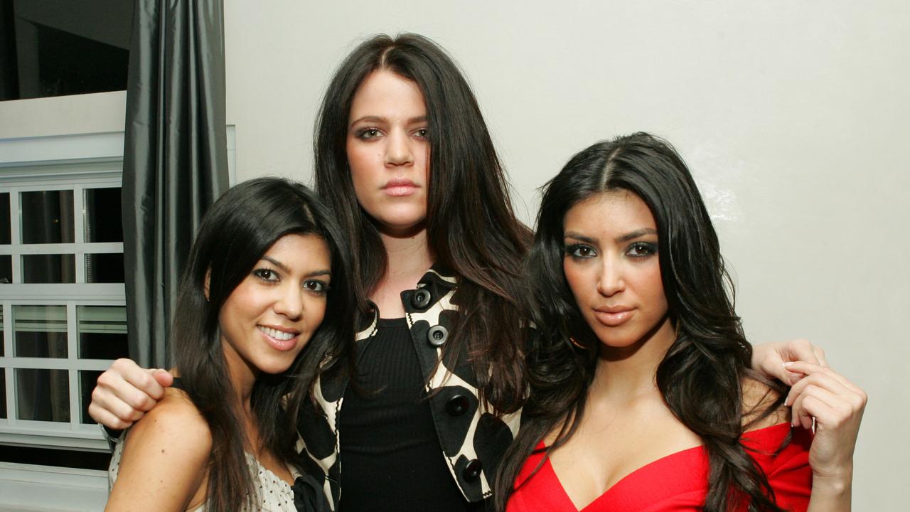 Kourtney Kardashian, Khloe Kardashian and Kim Kardashian (Photo by Barry Brecheisen/WireImage for HYPE Public Relations)