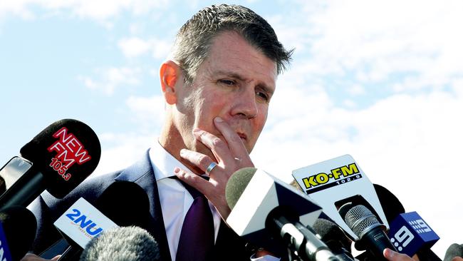 Mike Baird’s approval rating has plunged in the wake of the greyhound racing ban. Picture: Peter Lorimer