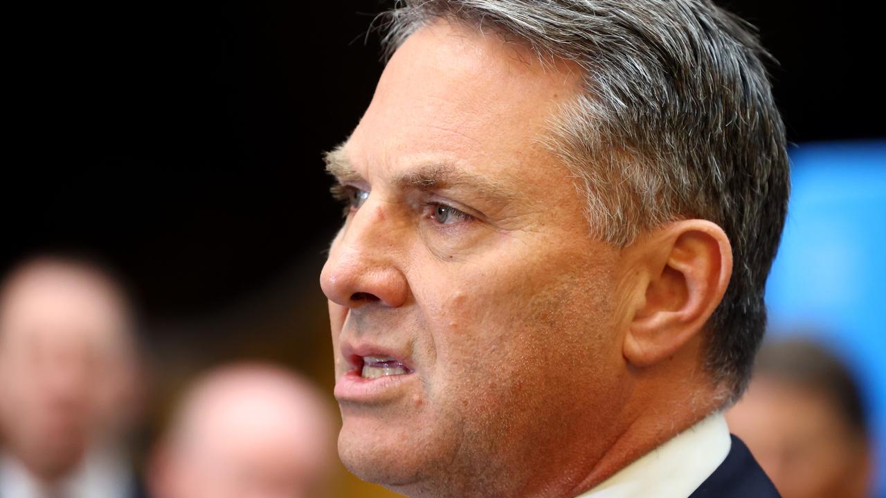 Despite Australia having a “constructive and productive” relationship with China Deputy Prime Minister Richard Marles said it was uncertain how power struggles between the two nations would unfold in the future. Picture: NCA NewsWire / Kelly Barnes