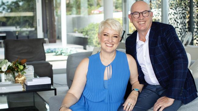 Queensland richlisters Cathie Reid and husband Stuart Giles.