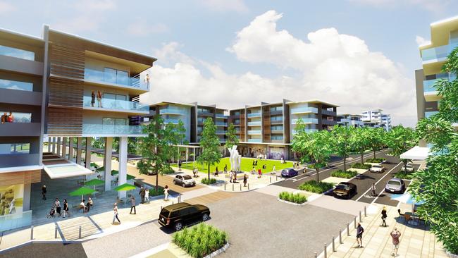 An artist’s impression of Carseldine Village. Source: State Government