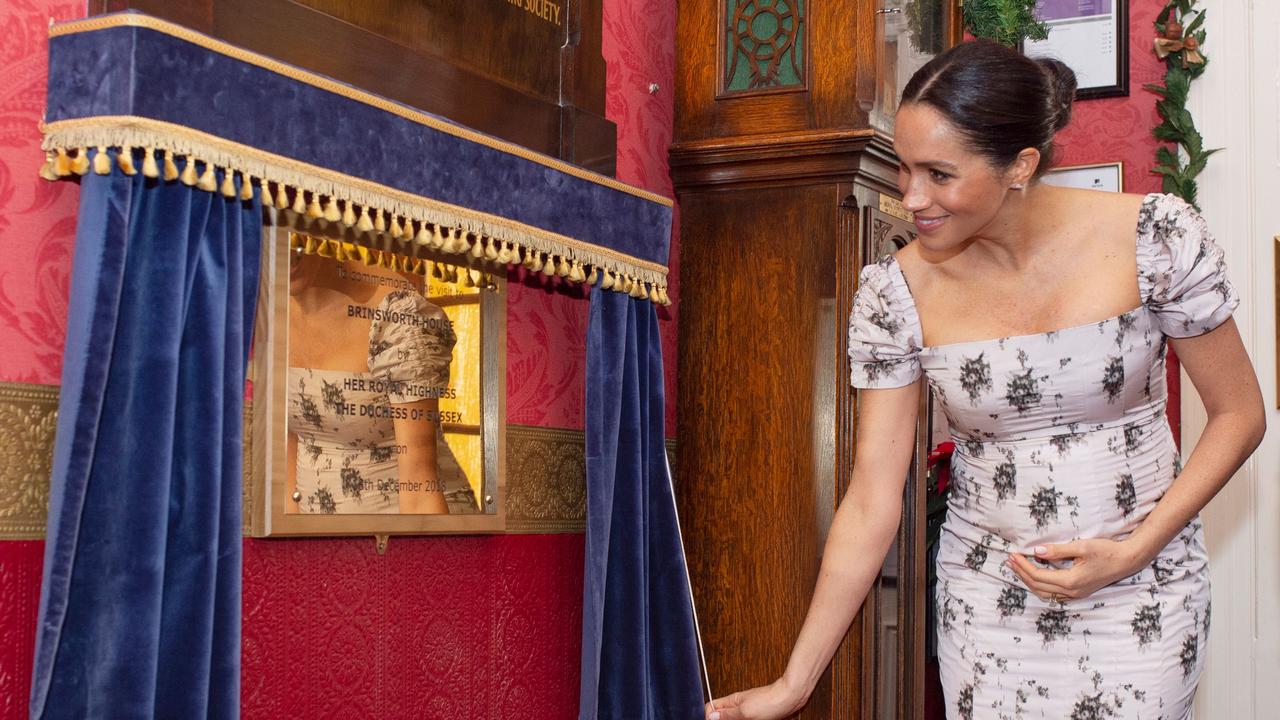 Meghan Markle at Brinsworth House last month. Picture: Geoff PUGH / POOL / AFP)