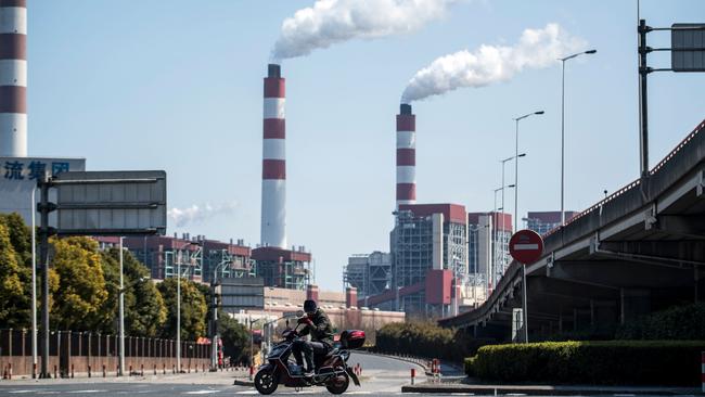 Analysts called China’s move on coal-fired plants “incredibly significant”. Picture: AFP