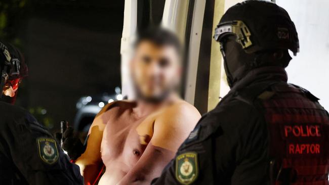 Ali Elmoubayed was arrested at Guildford in March. Picture: NSW Police