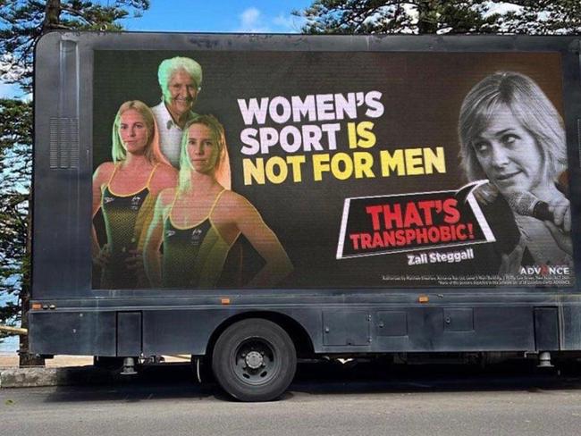 Fury as Aussie stars used in anti-trans ad