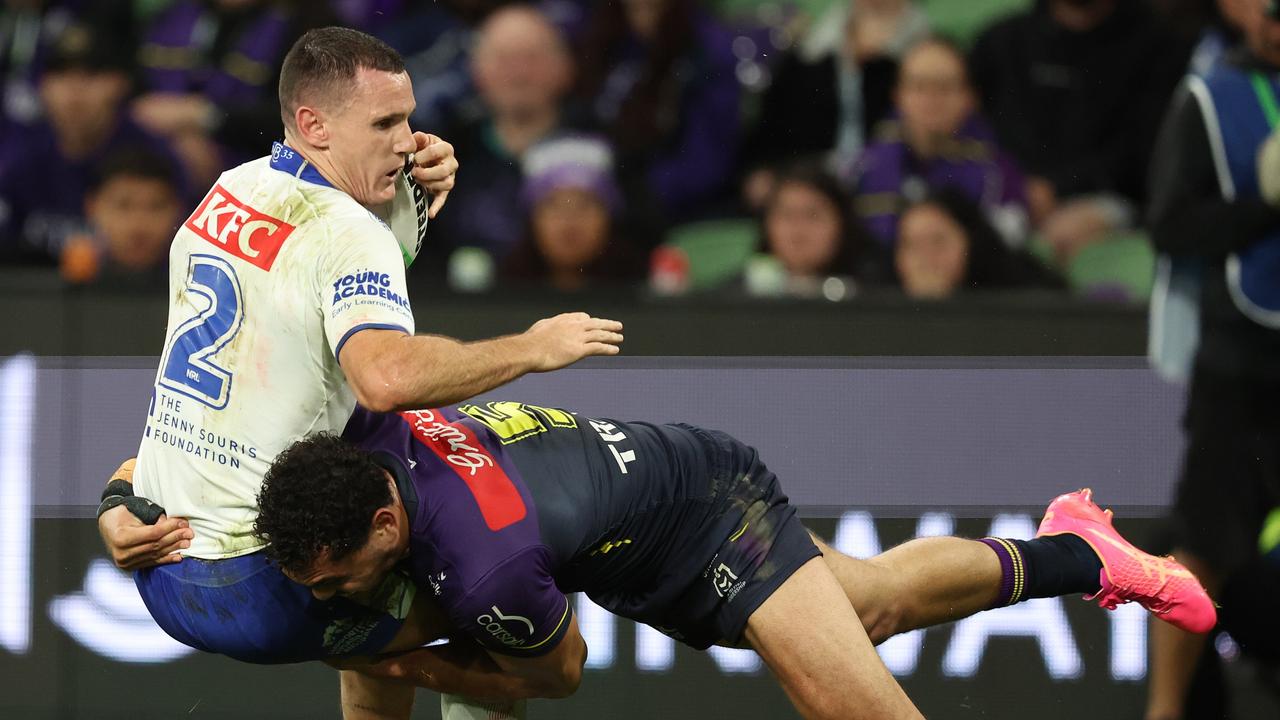 Connor Tracey has won the starting fullback spot at the Bulldogs after a strong game in Melbourne. Picture: Robert Cianflone/Getty Images