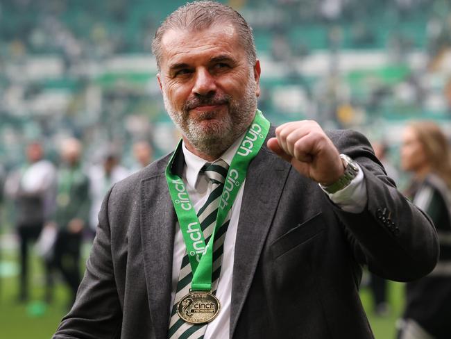 Ange Postecoglou had great success in his time at Celtic, now he hopes to replicate that at Tottenham. Picture: Getty Images