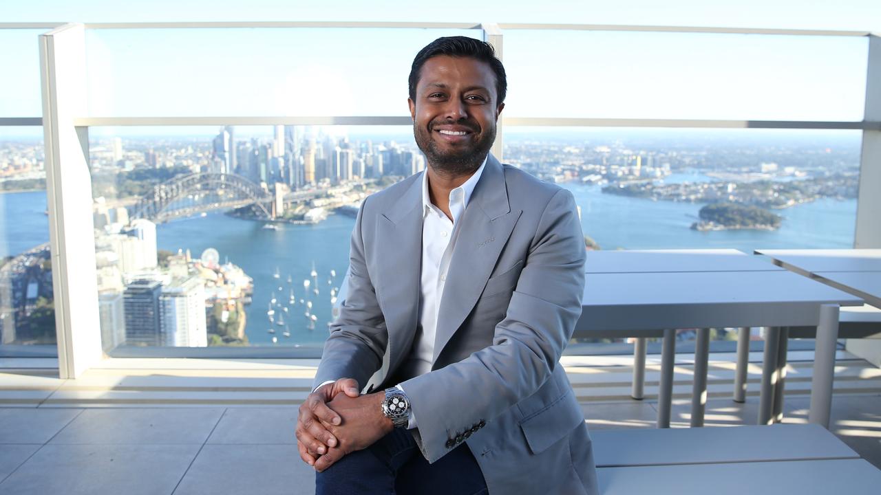 AirTrunk Founder and CEO Robin Khuda at the group’s headquarters in Sydney. Picture: Britta Campion