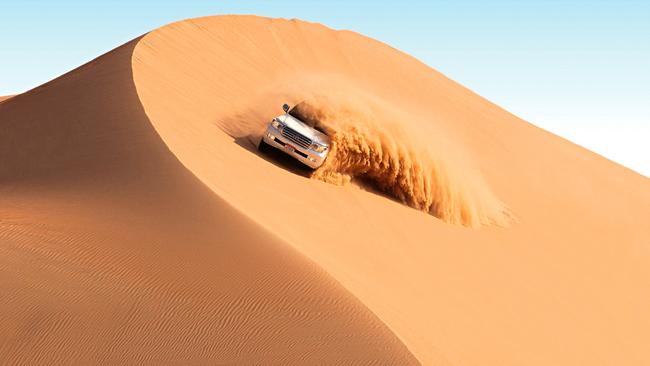 The untamed sands of the Empty Quarter beckon for a DESERT SAFARI. Go 4WD dune bashing, sand skiing and camel trekking. Or stay overnight for a luxe camp under a million stars. From $150 per person.