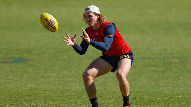 Only two of Hibberd, Bowey, Hunt and Smith are likely to feature on grand final day and Hunt (pictured) has played the most games this year of the four. Picture: Michael Willson / AFL Photos via Getty Images