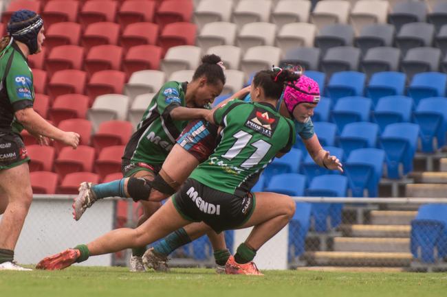 Mackay Cutters vs Townsville Blackhawks Harvey Norman U17's Saturday 22 February 2025 Picture:Michaela Harlow