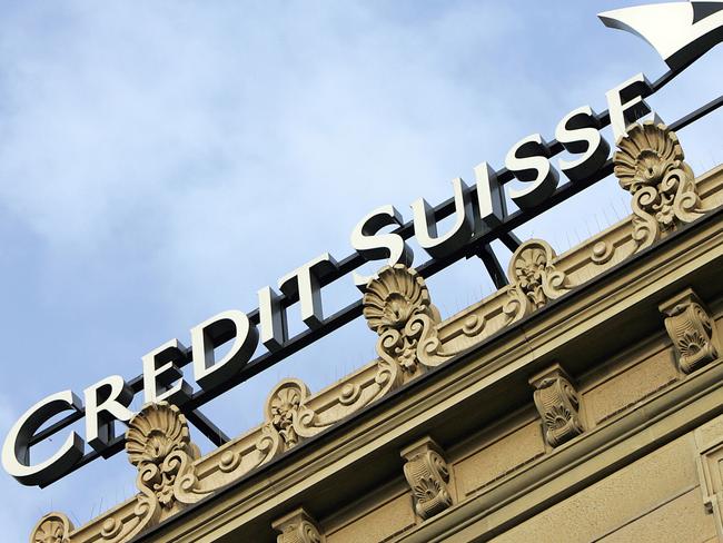 (FILES) This file photo taken on February 12, 2008 shows  Logo of the Credit Suisse bank in Zurich. A US financial industry watchdog fined Credit Suisse $16.5 million for lax oversight to prevent money laundering, the agency announced December 5, 2016. The big Swiss bank was faulted for a number of omissions and failures in its system for identifying transactions that may be linked to illegal activity, the Financial Industry Regulatory Authority said.  FINRA found that for two years,  from January 2011 through 2013, Credit Suisse employees were not reporting suspicious activity and trades as they were required to do.  / AFP PHOTO / Nicholas RATZENBOECK