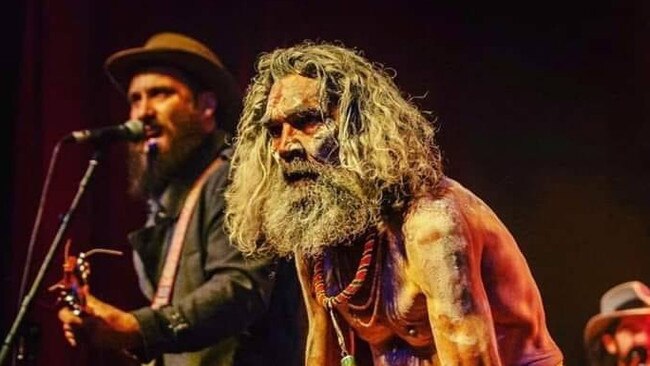 Uncle Peter performs at Bluesfest. He's recently undergone an amputation and a fundraiser launched to support him has been drawing huge support.