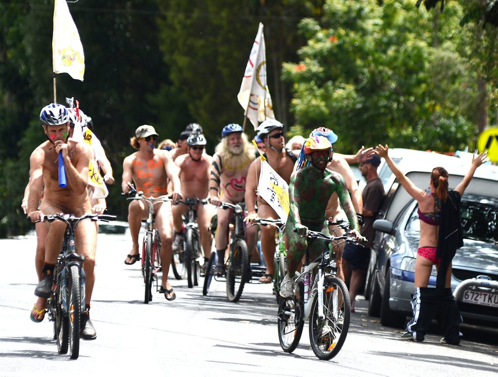 Nude bike ride | Daily Telegraph