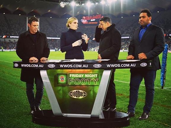 Erin Molan love her work as a sport presenter. Picture: Instagram