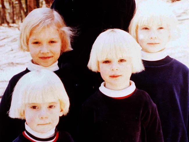 Undated. Children from Anne Hamilton-Byrne's cult 'The Family'. cults. families. religion sects