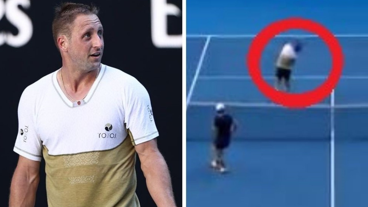 Tennys Sandgren copped a beating from all angles.