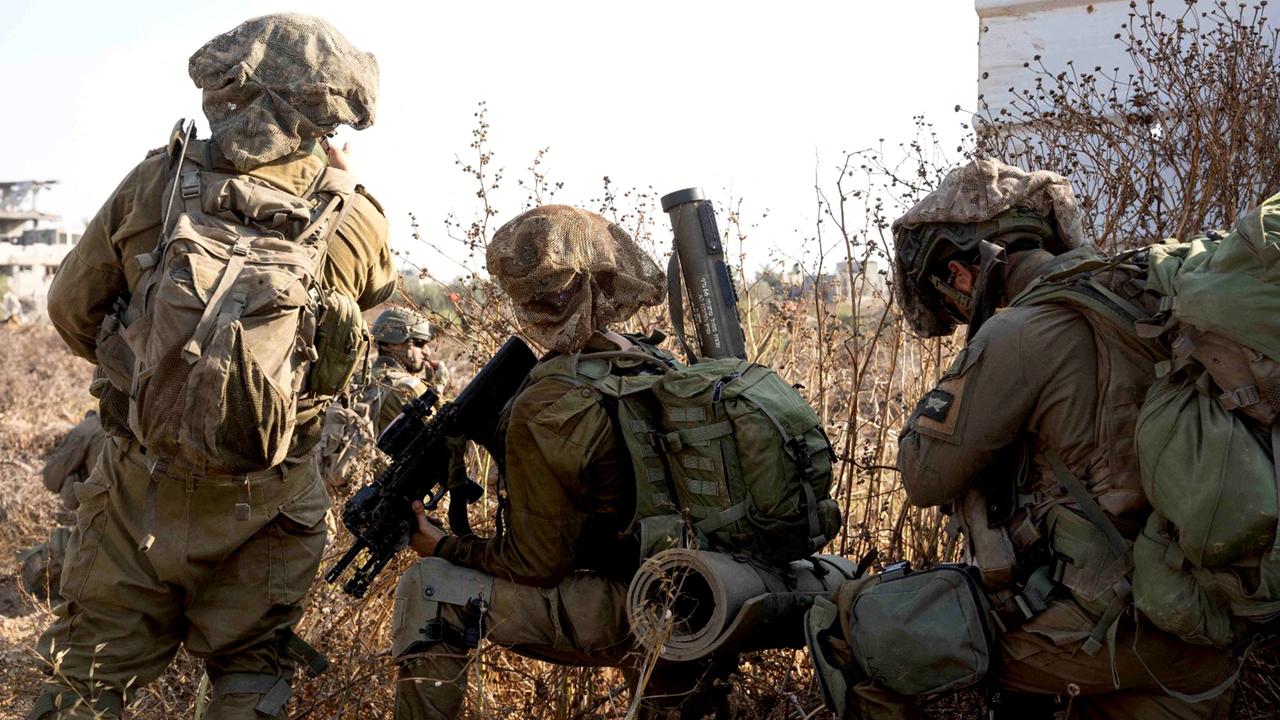 Israeli soldiers operating in the Gaza Strip. Israelis are proud of the way they have kept civilian casualties to a minimum. Picture: Israeli Army/AFP