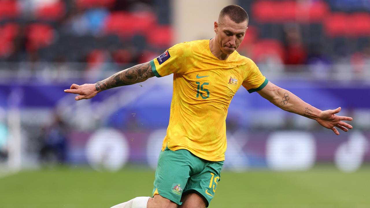 Duke will miss the Socceroos’ final Asian Cup group fixture with a hamstring strain. (Photo by Robert Cianflone/Getty Images)