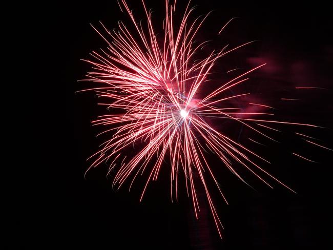 Fireworks at the 151st Clermont Show.