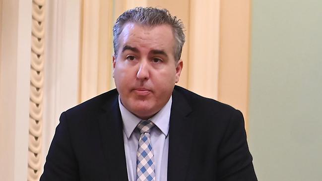Member for Stafford James (Jimmy) Sullivan Parliamentary sitting day, including Question Time, at Queensland Parliament House in Brisbane. Picture: NewsWire / John Gass