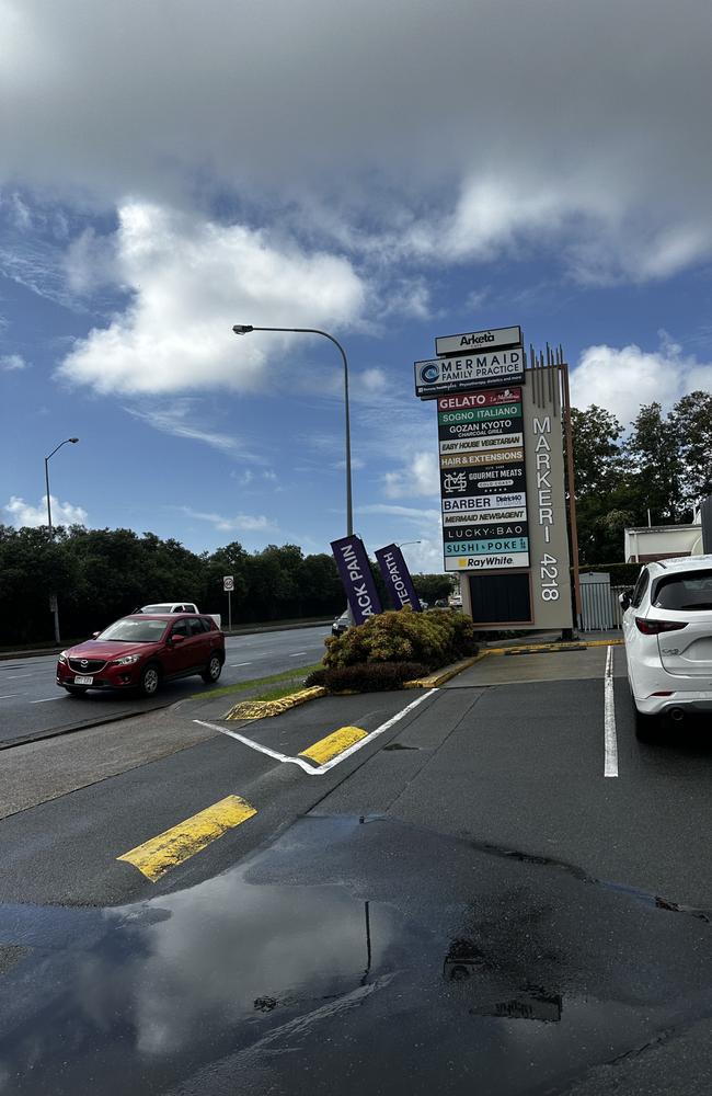 Paid parking has been introduced at Mermaid Waters Shopping Village on Markeri St on the Gold Coast.