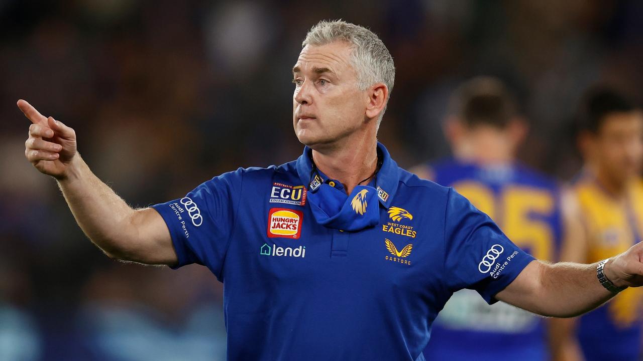 Adam Simpson is furious. Picture: Michael Willson/AFL Photos via Getty Images