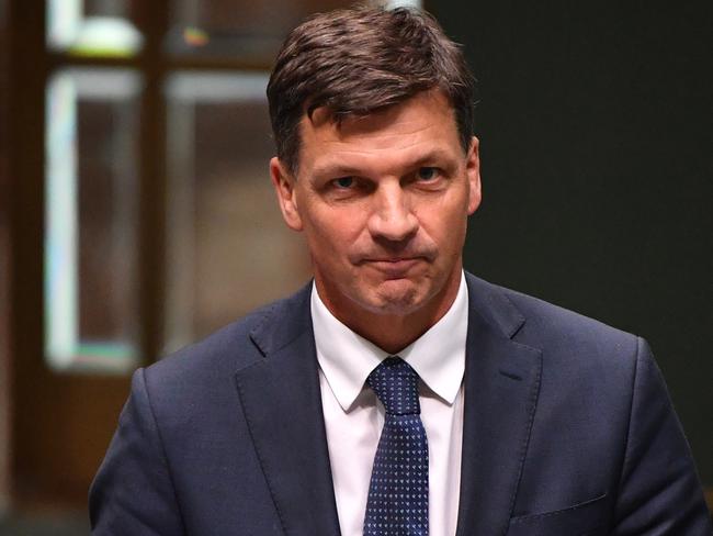 Minister for Energy Angus Taylor arrives for Question Time in the House of Representatives at Parliament House in Canberra, Thursday, February 27, 2020. (AAP Image/Mick Tsikas) NO ARCHIVING