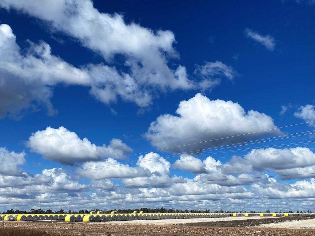 Cubbie Station is Australia’s largest cotton farm sprawled across more than 93,000ha. Picture: JAMES WAGSTAFF