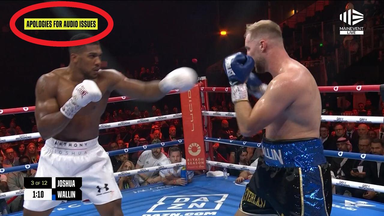 Audio Cuts Out On DAZN Coverage Of Anthony Joshua Vs Otto Wallin Main ...