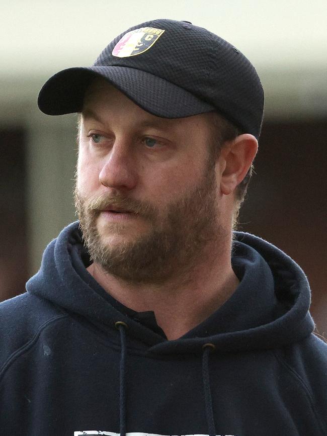 West Coburg coach Dale May. Photo: Hamish Blair