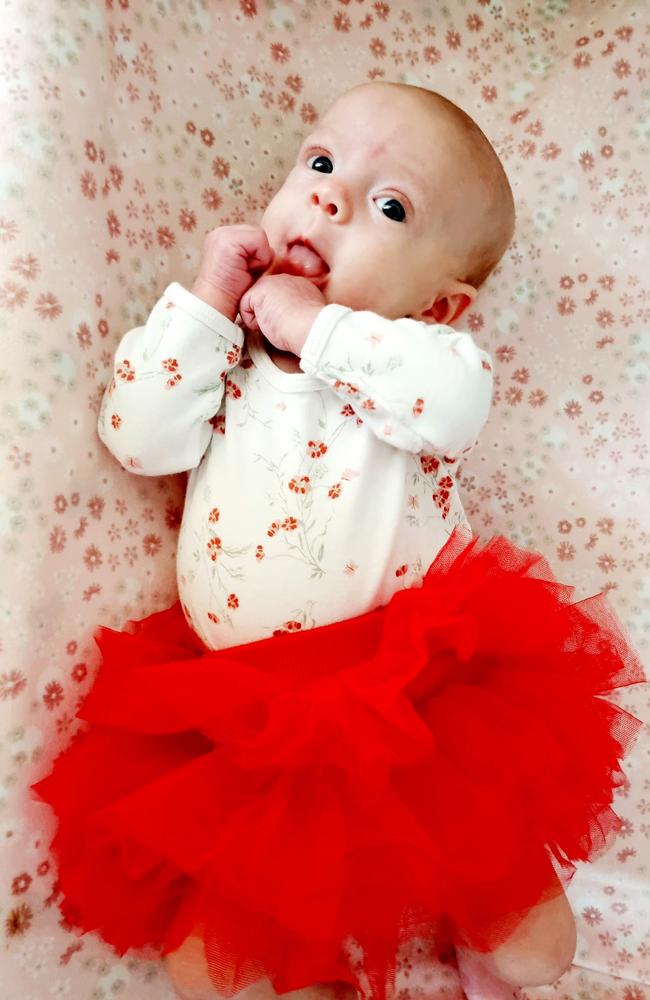 Julia Ann Margaret Scott was born on December 3, 2021, weighing 3690g. Picture: Jessica Scott DMBD21