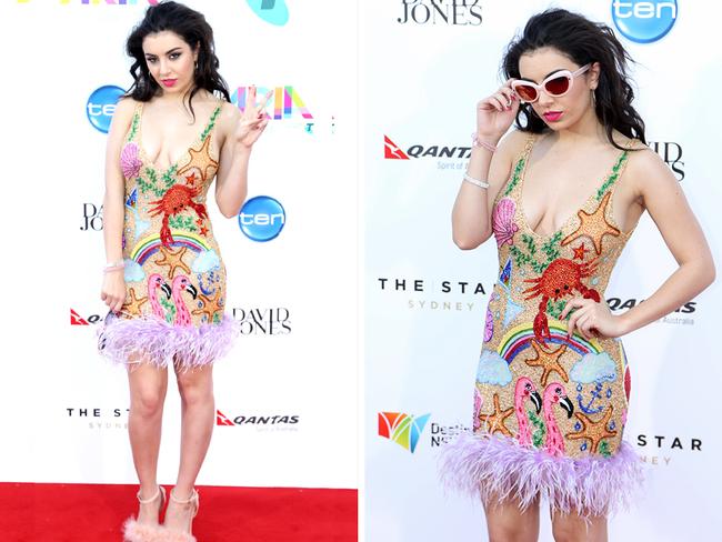 British popstar Charli XCX accepted Iggy Azalea’s award for Best Breakthrough Artist.